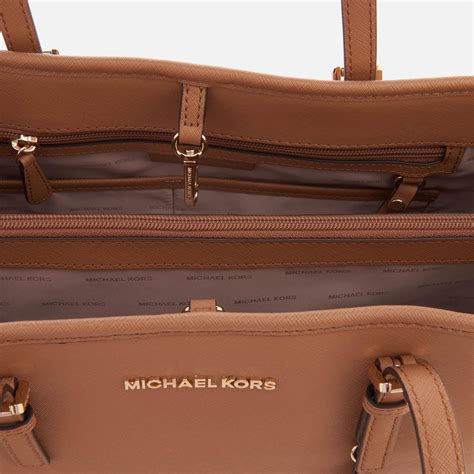 michael michael kors signature jet set large east west tote|jet set top zip tote.